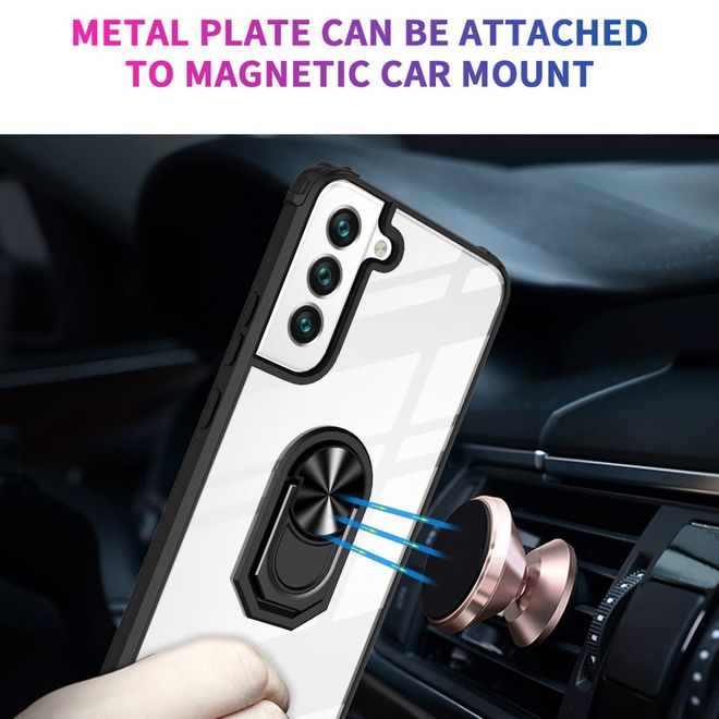 Samsung Galaxy S22 Hülle - Hardcase mit Kickstand - rot