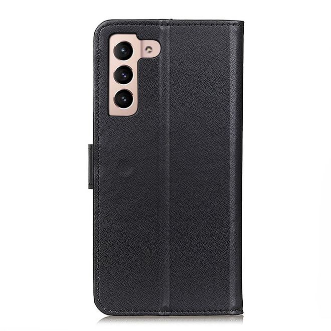 Samsung Galaxy S22+ Handy Hülle - Classic II Leder Bookcover Series - schwarz