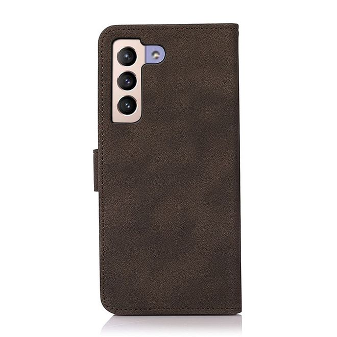 Samsung Galaxy S22+ Handyhülle - Vintage II Leder Bookcover Series - braun