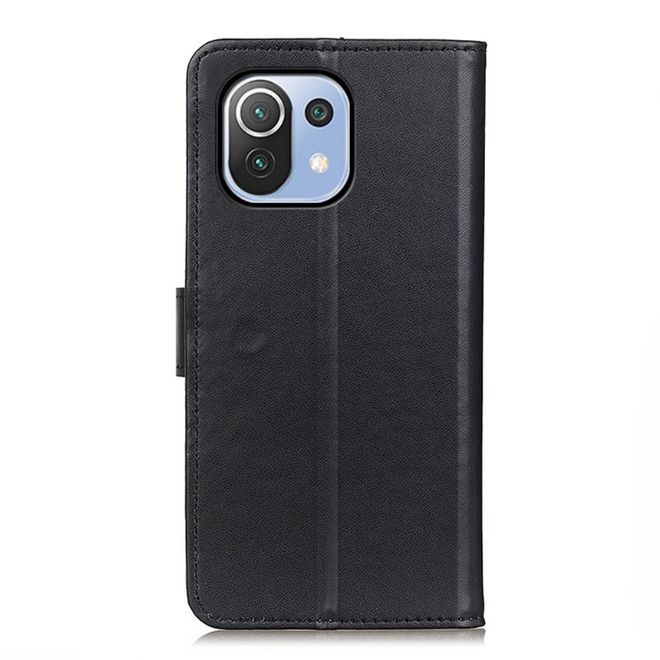 Xiaomi Mi 11 Lite 5G / 4G / Mi 11 Lite 5G NE Handy Hülle - Classic II Leder Bookcover Series - schwarz
