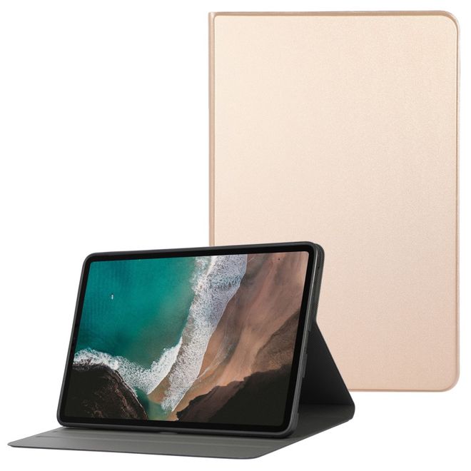 Xiaomi Pad 5 / Pad 5 Pro Hülle - Leder Bookcover mit Standfunktion - gold