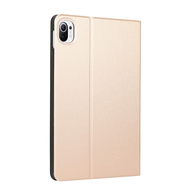 Xiaomi Pad 5 / Pad 5 Pro Hülle - Leder Bookcover mit Standfunktion - gold