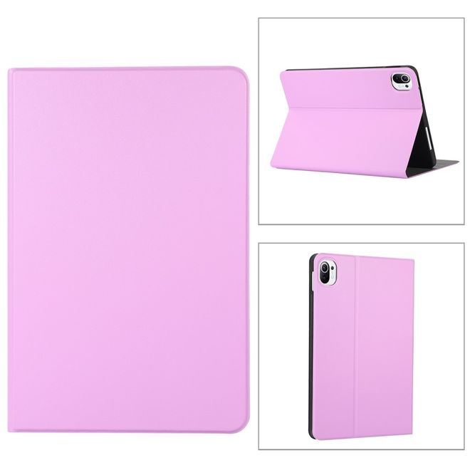 Xiaomi Pad 5 / Pad 5 Pro Hülle - Leder Bookcover mit Standfunktion - purpur