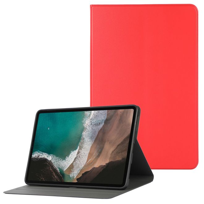 Xiaomi Pad 5 / Pad 5 Pro Hülle - Leder Bookcover mit Standfunktion - rot