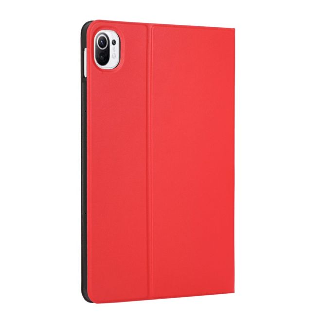 Xiaomi Pad 5 / Pad 5 Pro Hülle - Leder Bookcover mit Standfunktion - rot
