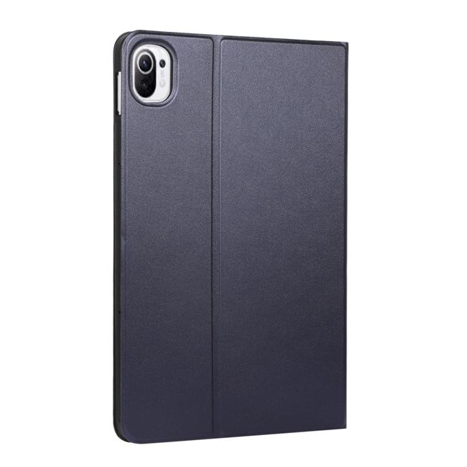 Xiaomi Pad 5 / Pad 5 Pro Hülle - Leder Bookcover mit Standfunktion - dunkelblau