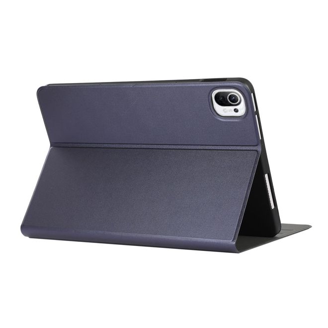 Xiaomi Pad 5 / Pad 5 Pro Hülle - Leder Bookcover mit Standfunktion - dunkelblau