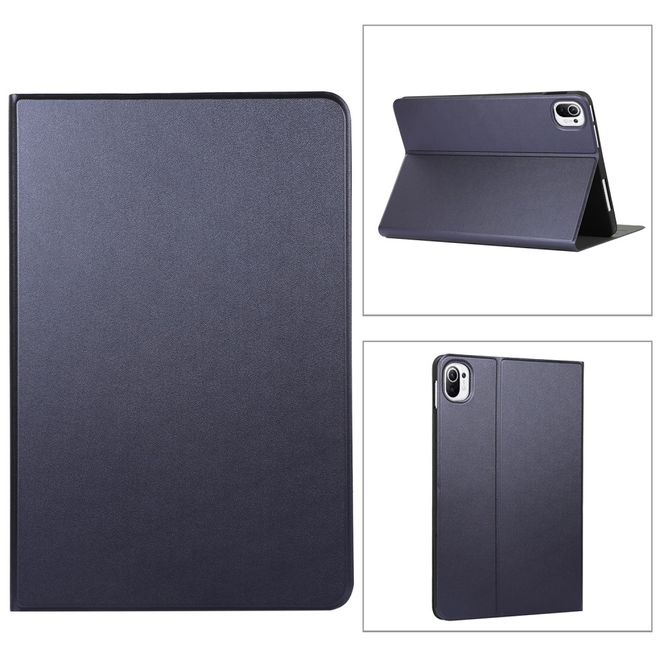 Xiaomi Pad 5 / Pad 5 Pro Hülle - Leder Bookcover mit Standfunktion - dunkelblau