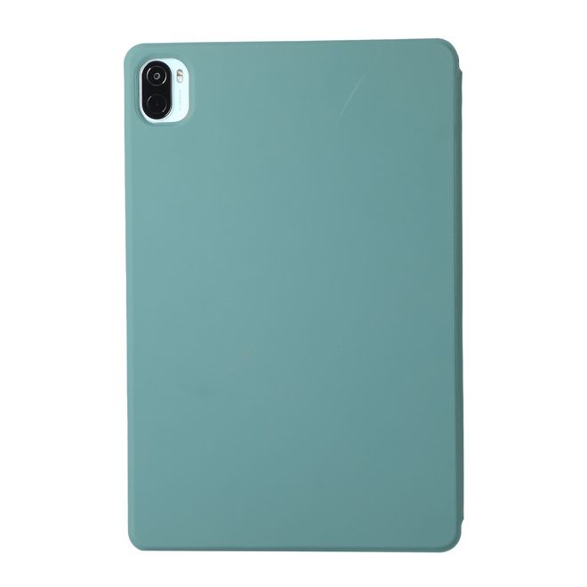 Xiaomi Pad 5 / Pad 5 Pro Leder Hülle - dreifach faltbar - grün