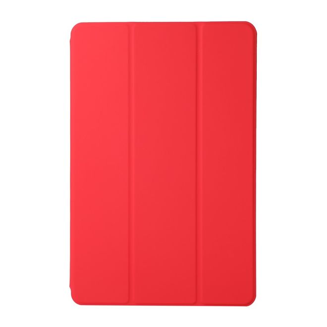 Xiaomi Pad 5 / Pad 5 Pro Leder Hülle - dreifach faltbar - rot