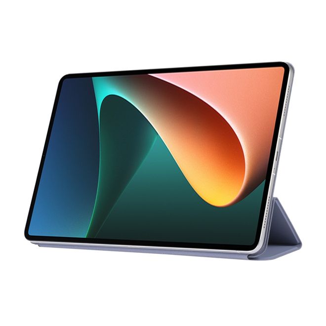 Xiaomi Pad 5 / Pad 5 Pro Leder Hülle - dreifach faltbar - rot