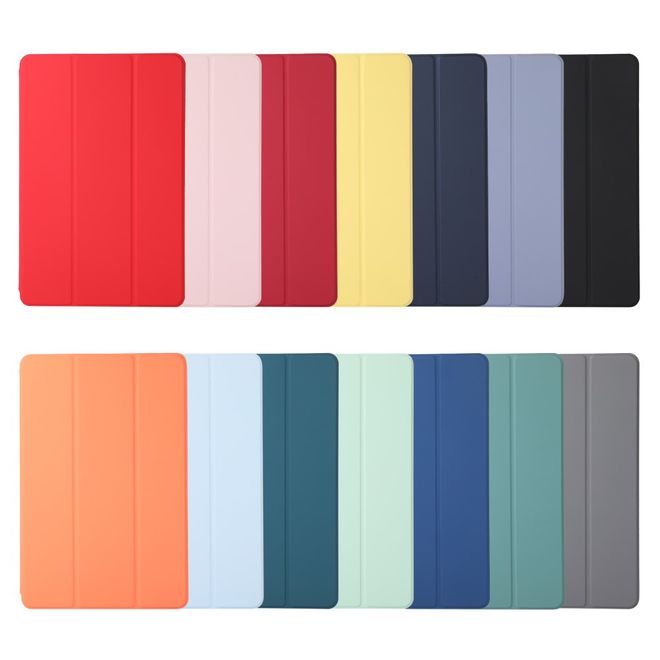 Xiaomi Pad 5 / Pad 5 Pro Leder Hülle - dreifach faltbar - rot