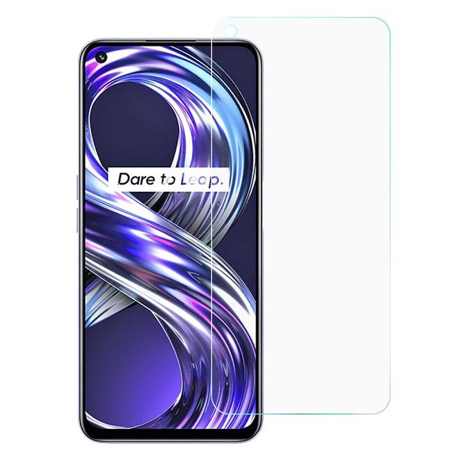Realme 8i Schutzglas Displayschutz - Panzer Glas - 0.3mm dick - transparent