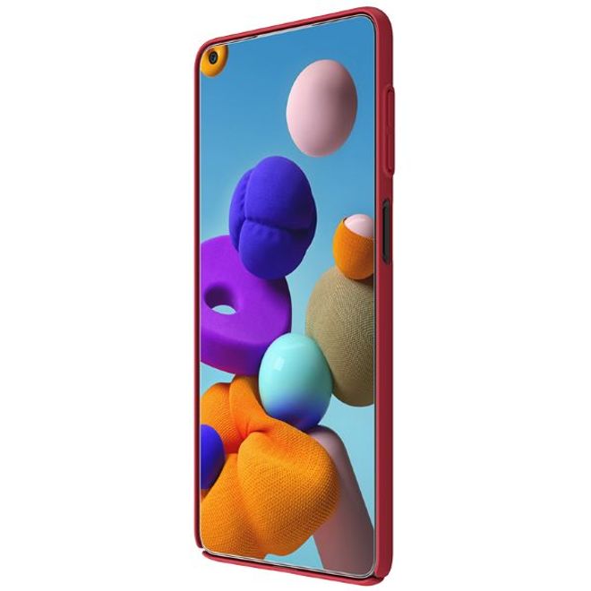 Nillkin - Samsung Galaxy M52 5G Hülle - Kunststoff Case - Super Frosted Shield Series - rot