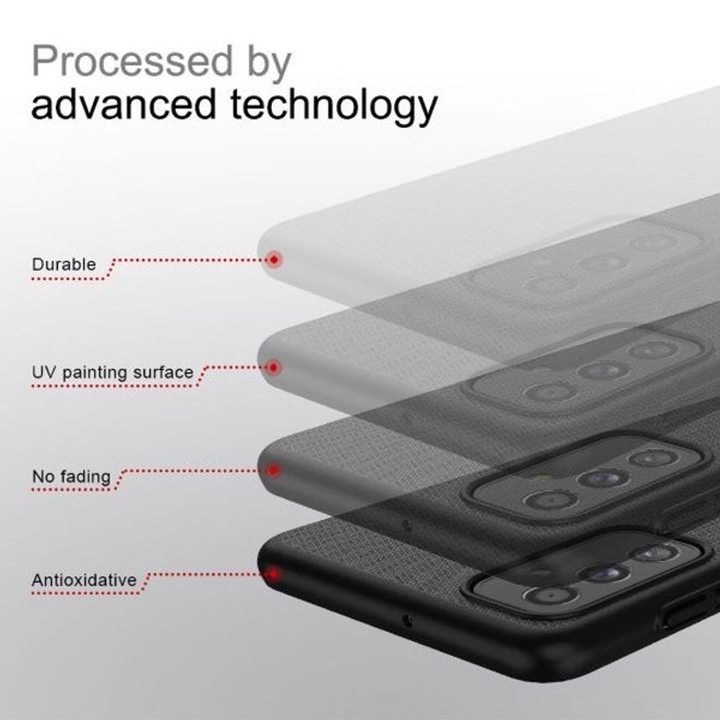 Nillkin - Samsung Galaxy M52 5G Hülle - Kunststoff Case - Super Frosted Shield Series - rot