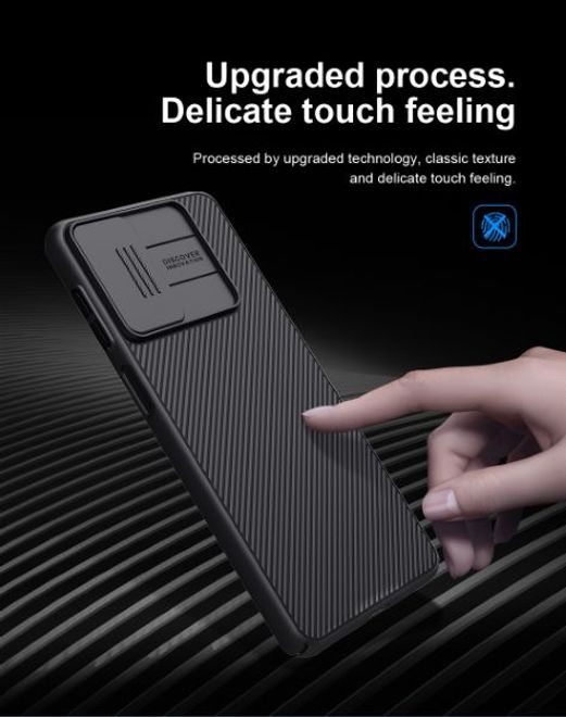 Nillkin - Samsung Galaxy M52 5G Hülle - Plastik Hardcase - CamShield Series - schwarz