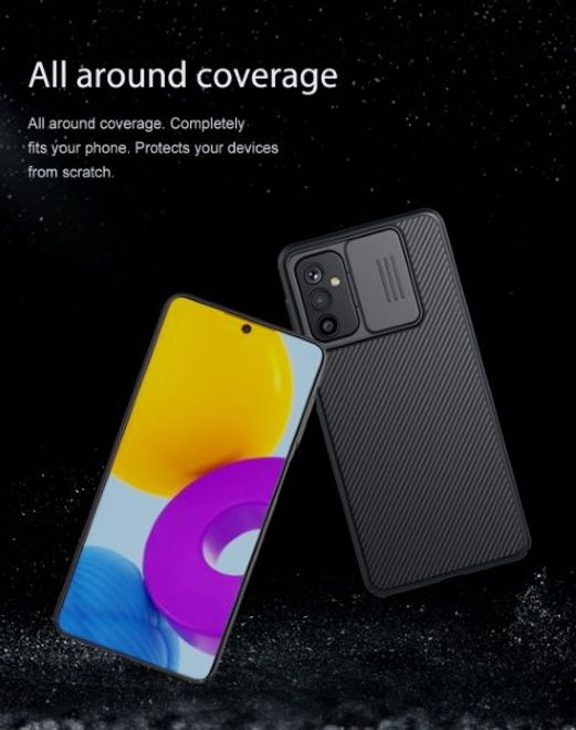 Nillkin - Samsung Galaxy M52 5G Hülle - Plastik Hardcase - CamShield Series - schwarz