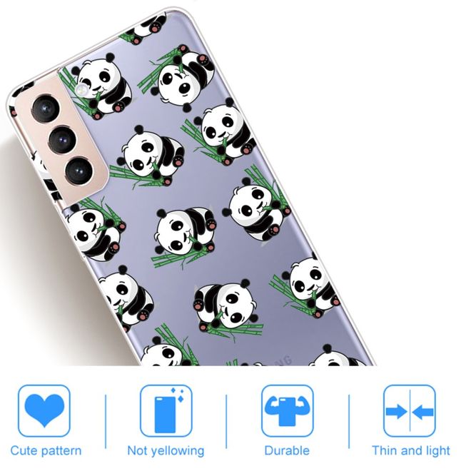 Samsung Galaxy S22+ Handyhülle - Softcase Image Kunststoff Series - Panda