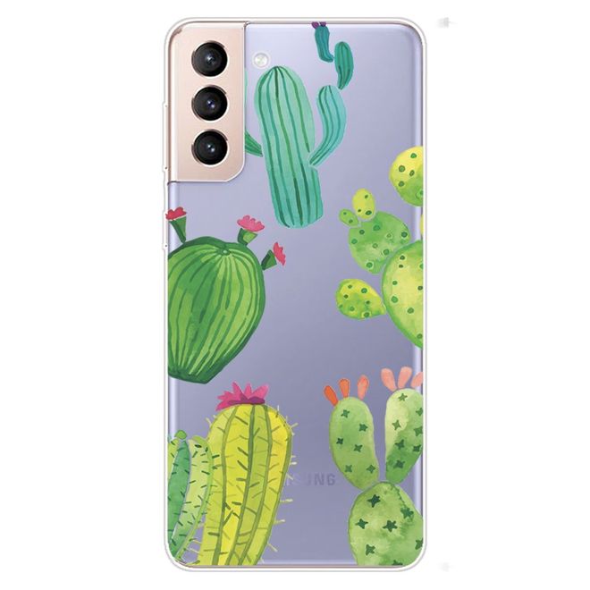 Samsung Galaxy S22+ Handyhülle - Softcase Image Kunststoff Series - Kaktus