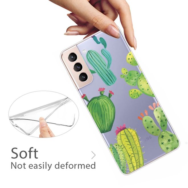 Samsung Galaxy S22+ Handyhülle - Softcase Image Kunststoff Series - Kaktus