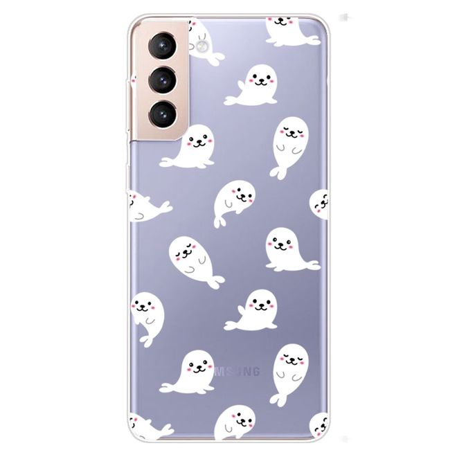 Samsung Galaxy S22+ Handyhülle - Softcase Image Kunststoff Series - Delfine