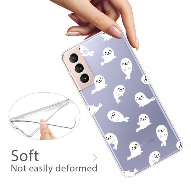 Samsung Galaxy S22+ Handyhülle - Softcase Image Kunststoff Series - Delfine