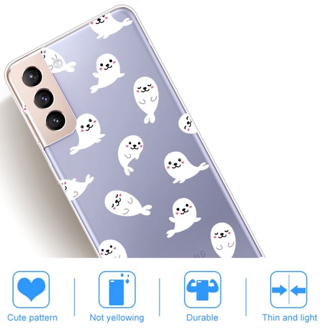 Samsung Galaxy S22+ Handyhülle - Softcase Image Kunststoff Series - Delfine