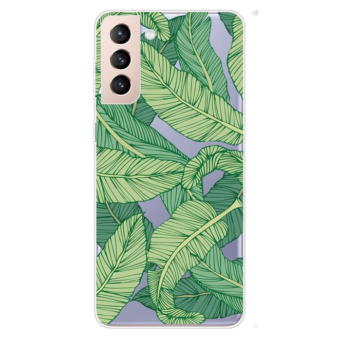 Samsung Galaxy S22+ Handyhülle - Softcase Image Kunststoff Series - Blätter