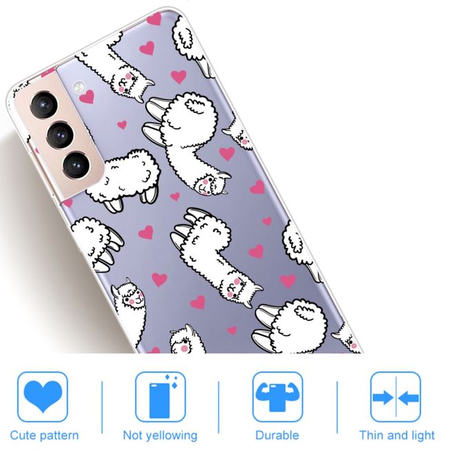 Samsung Galaxy S22+ Handyhülle - Softcase Image Kunststoff Series - Schaf