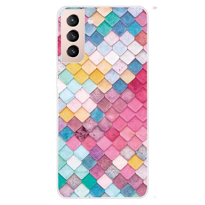 Samsung Galaxy S22+ Handyhülle - Softcase Image Kunststoff Series - Rhombus