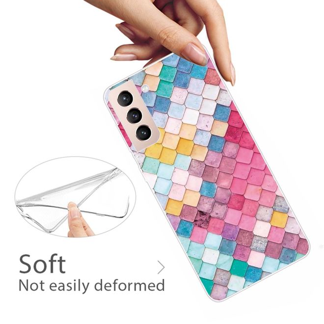 Samsung Galaxy S22+ Handyhülle - Softcase Image Kunststoff Series - Rhombus
