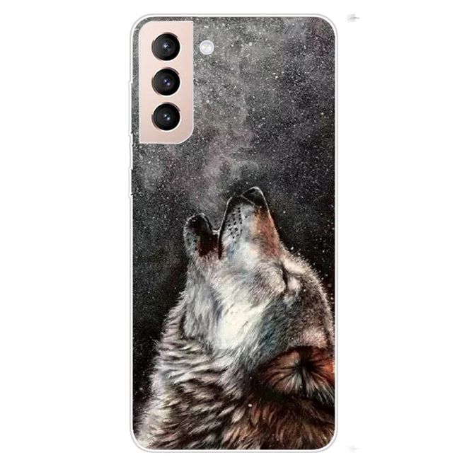 Samsung Galaxy S22+ Handyhülle - Softcase Image Kunststoff Series - heulender Wolf