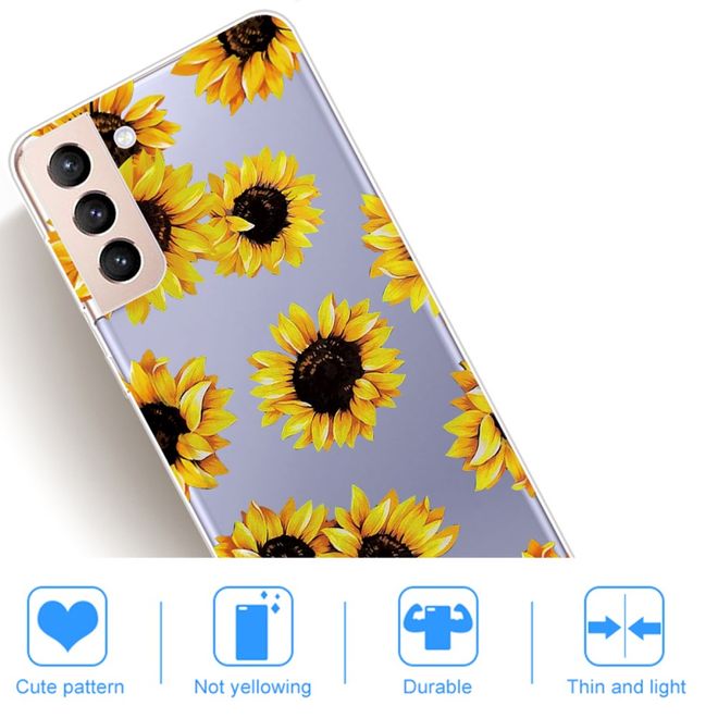 Samsung Galaxy S22+ Handyhülle - Softcase Image Kunststoff Series - Sonnenblume