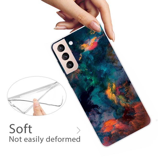 Samsung Galaxy S22 Handyhülle - Softcase Image Kunststoff Series - Weltall