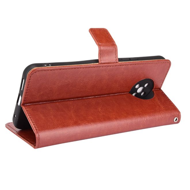 Nokia G50 Handy Hülle - Classic II Leder Bookcover Series - braun