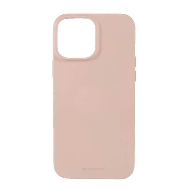 Goospery - iPhone 13 Pro Max Hülle - TPU Softcase - SF Jelly Series - pink sand