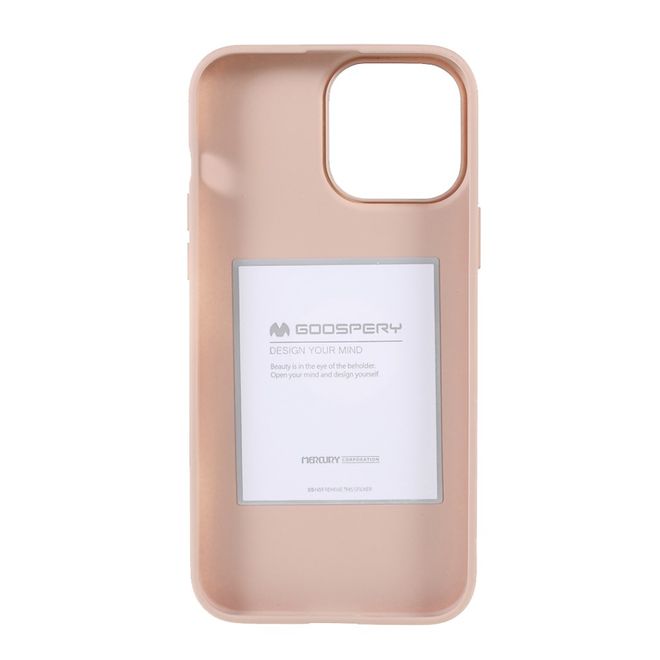 Goospery - iPhone 13 Pro Max Hülle - TPU Softcase - SF Jelly Series - pink sand