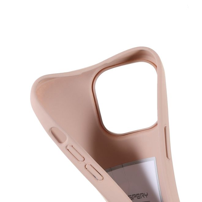 Goospery - iPhone 13 Pro Max Hülle - TPU Softcase - SF Jelly Series - pink sand