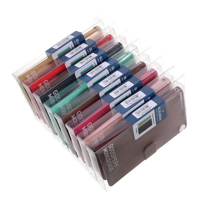 Goospery - iPhone 13 Pro Max Hülle - Leder Bookcover - Bluemoon Diary Series - grün