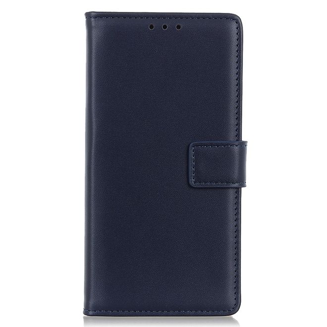 OnePlus 9RT 5G Handy Hülle - Classic II Leder Bookcover Series - blau