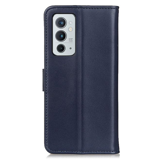 OnePlus 9RT 5G Handy Hülle - Classic II Leder Bookcover Series - blau