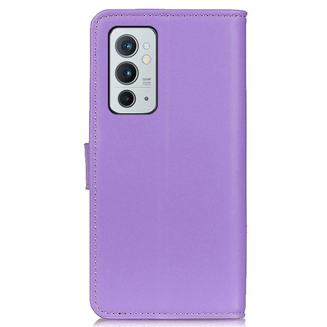 OnePlus 9RT 5G Handy Hülle - Classic II Leder Bookcover Series - purpur