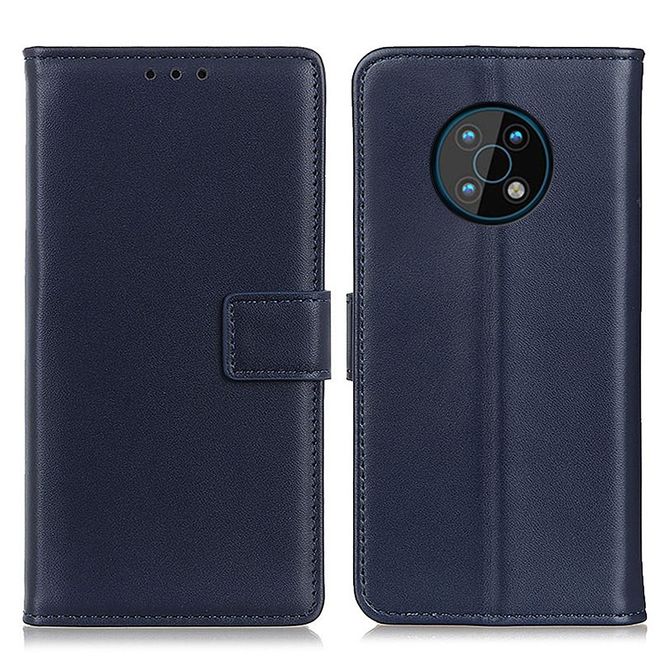 Nokia G50 Handy Hülle - Classic II Leder Bookcover Series - blau