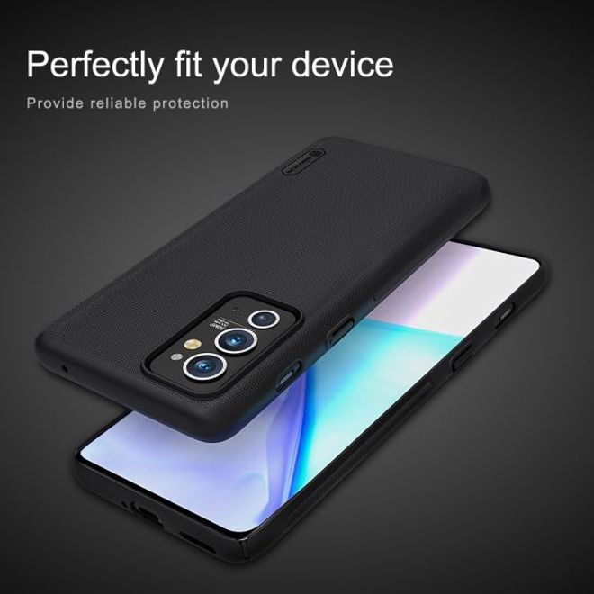 Nillkin - OnePlus 9RT 5G Hülle - Kunststoff Case - Super Frosted Shield Series - schwarz