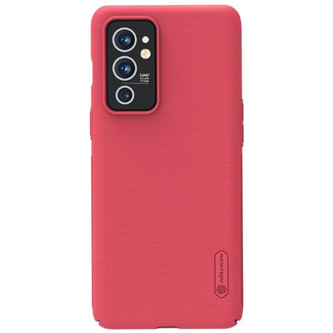 Nillkin - OnePlus 9RT 5G Hülle - Kunststoff Case - Super Frosted Shield Series - rot