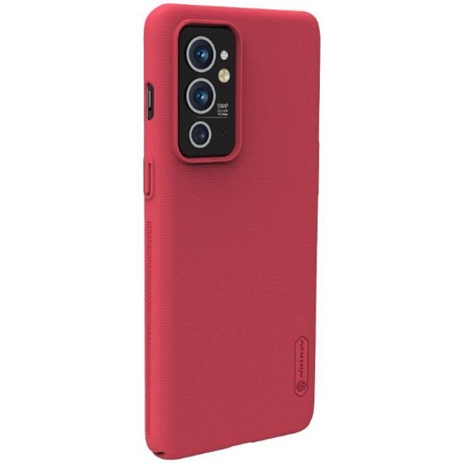 Nillkin - OnePlus 9RT 5G Hülle - Kunststoff Case - Super Frosted Shield Series - rot