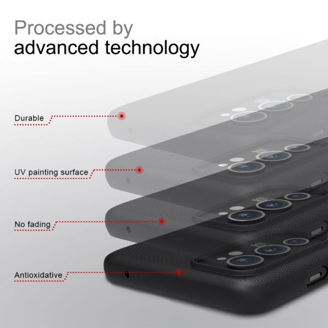 Nillkin - OnePlus 9RT 5G Hülle - Kunststoff Case - Super Frosted Shield Series - weiss