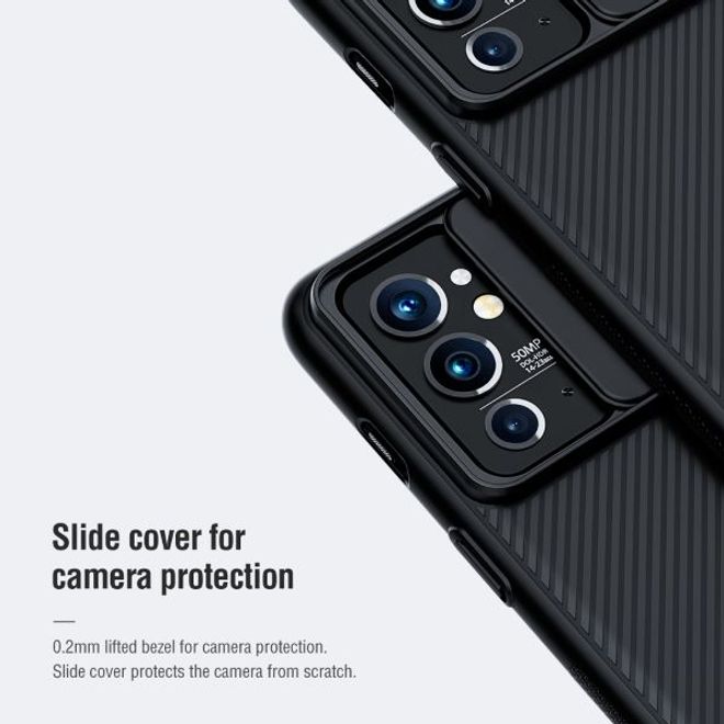 Nillkin - OnePlus 9RT 5G Hülle - Plastik Hardcase - CamShield Series - schwarz