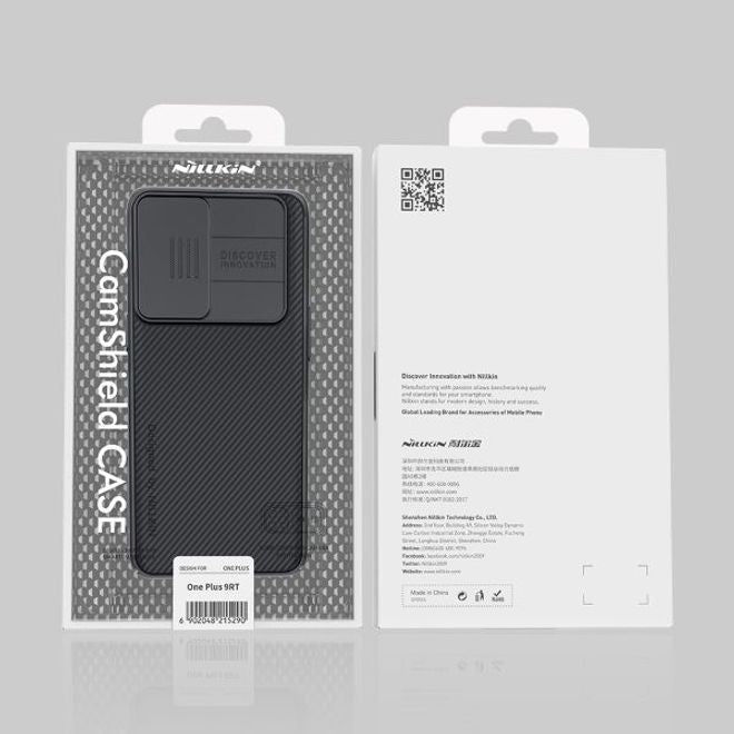 Nillkin - OnePlus 9RT 5G Hülle - Plastik Hardcase - CamShield Series - schwarz