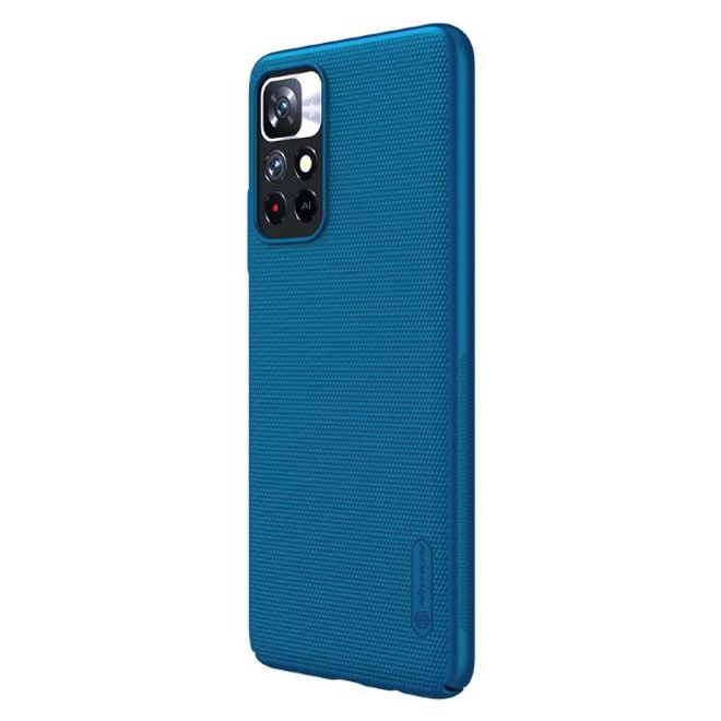 Nillkin - Xiaomi Poco M4 Pro 5G Hülle - Kunststoff Case - Super Frosted Shield Series - blau